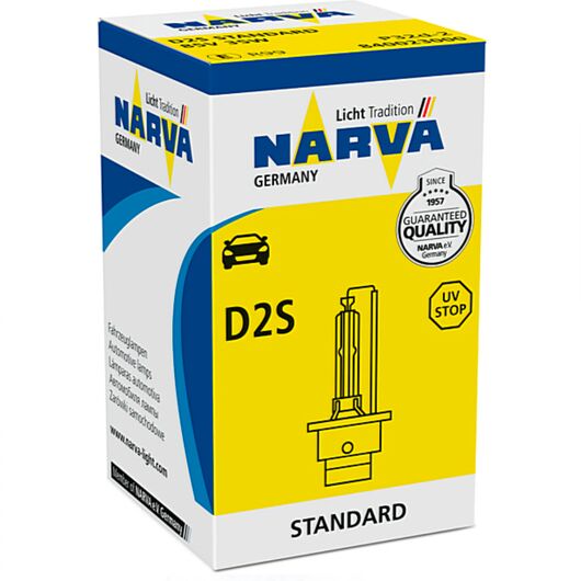 NARVA Standard D2S 35W 4300K (картон) 1 шт, Тип лампы: D2S, Цветовая температура: 4300 