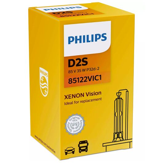 PHILIPS Xenon Vision D2S 35W 4300K (картон) 1 шт, Тип лампы: D2S, Цветовая температура: 4300 