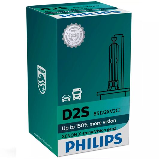 PHILIPS X-tremeVision gen2 D2S 35W 4800K (картон) 1 шт, Тип лампи: D2S, Колірна температура: 4800