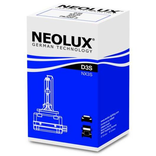 NEOLUX Standard D3S 35W 4300K (картон) 1 шт, Тип лампи: D3S, Колірна температура: 4300