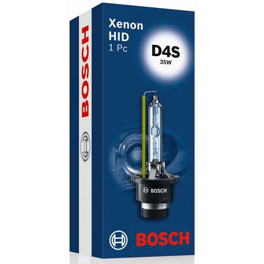 BOSCH Xenon HID Standard D4S 35W 4300K (картон) 1 шт, Тип лампи: D4S, Колірна температура: 4300
