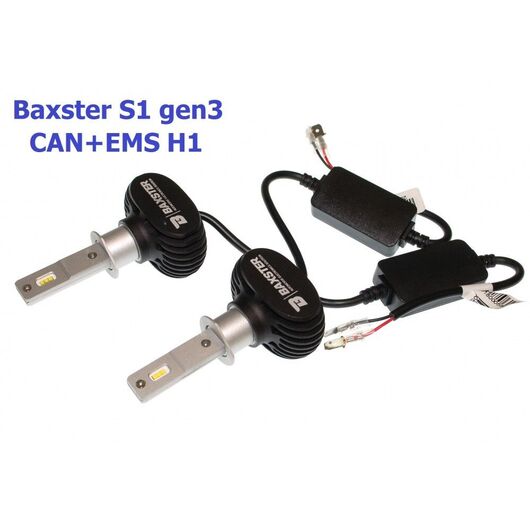 Baxster S1 gen3 H1 CAN+EMS 25W 6000K комплект 2 шт 