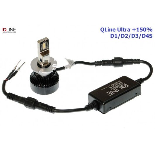 Лампы светодиодные QLine Ultra +150% D1/D2/D3/D4S 6000K 49W (2шт.) 
