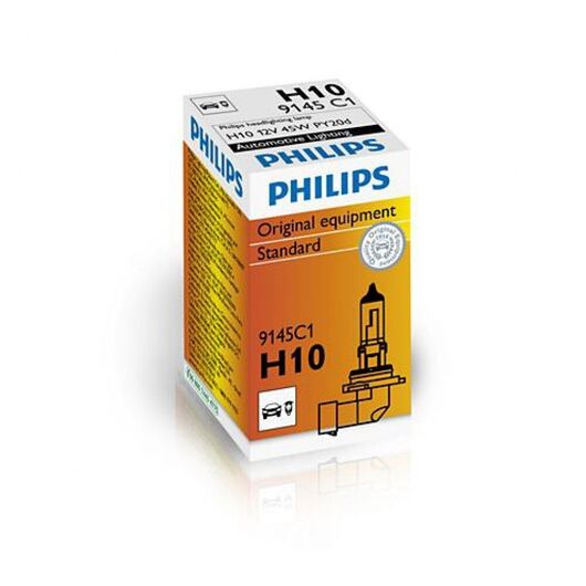 Лампа галогенная Philips H10, 1шт/картон 9145C1 