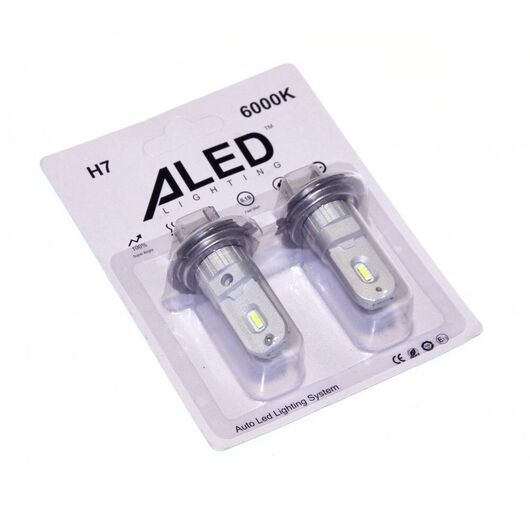 Лампы светодиодные ALed H7 6000K 12W H7A01 (2шт) 