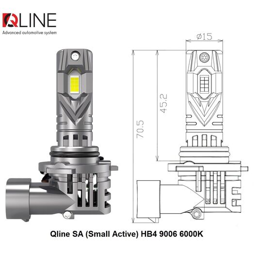 Лампы светодиодные Qline SA (Small Active) HB4 9006 6000K (2шт.)