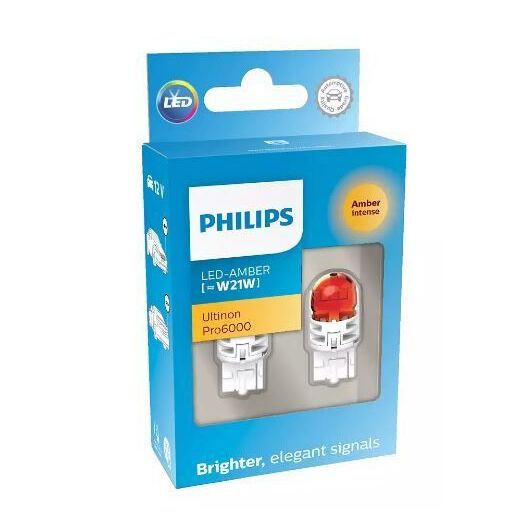 Philips Ultinon Pro6000 11065AU60X2 WY21W LED 