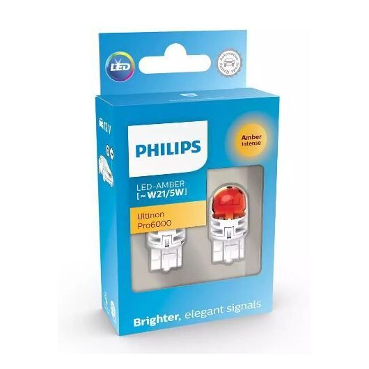 Philips Ultinon Pro6000 W21/5W 11066AU60X2 LED