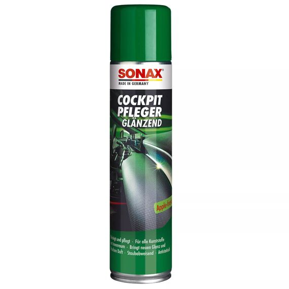 SONAX Cockpitpfleger - apple-fresh очиститель-полироль пластика глянцевый (яблоко) 400 мл 