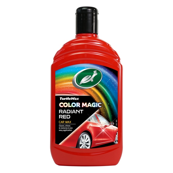 Turtle Wax Color Magic Radiant Red Wax красный полироль с тефлоном PTFE 500 мл, Цвет: Красный, Объем: 500 мл 