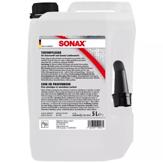 Sonax Plastic & Rubber Care (383500) – бальзам для ухода за пластиком и резиной, 5 л , изображение 2