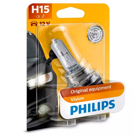 PHILIPS Standard H15 55/15W 3200K (блистер) 1 шт 