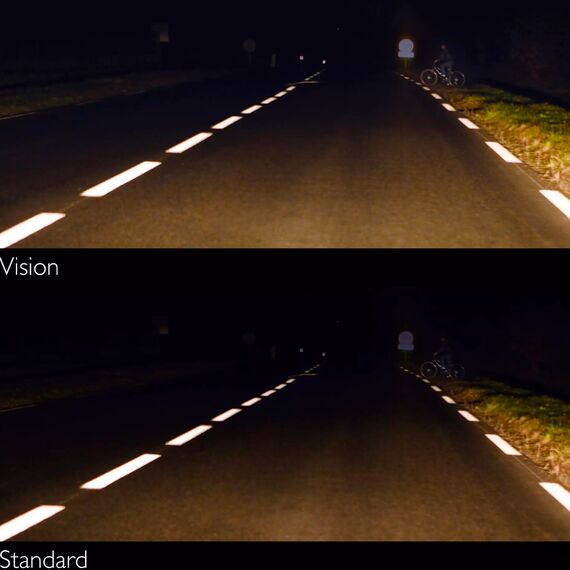 PHILIPS Vision +30% H1 55W 3200K (блистер) 1 шт, зображення 5