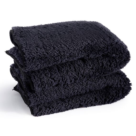 WIPERS Schwarzes MikrofaserTüch черная универсальная салфетка из микрофибры (Германия) 40х40 см 500 gsm , изображение 16