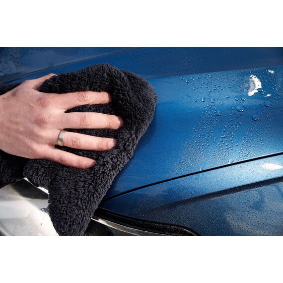 WIPERS Schwarzes MikrofaserTüch черная универсальная салфетка из микрофибры (Германия) 40х40 см 500 gsm , изображение 12