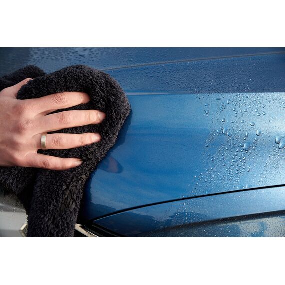 WIPERS Schwarzes MikrofaserTüch черная универсальная салфетка из микрофибры (Германия) 40х40 см 500 gsm , изображение 10