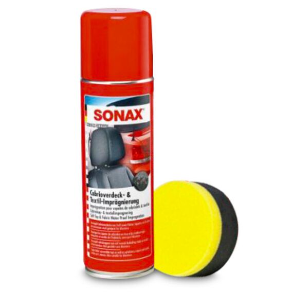 SONAX Cabrio Verdeck + Textilimprägnierung пропитка для герметизации и защиты тканевого верха кабриолетов 300 мл , изображение 3