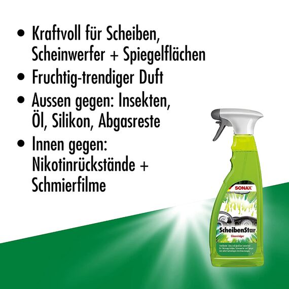 Очиститель для стекол и зеркал, 750 мл, Sonax ScheibenStar (234400) , изображение 6