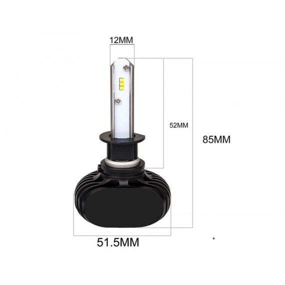 SVS S1 H1 25W 5000K комплект 2 шт , изображение 2