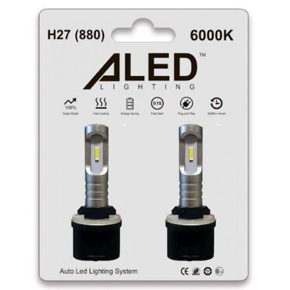 ALed H27A01 H27 12W 6000K комплект 2шт , изображение 2