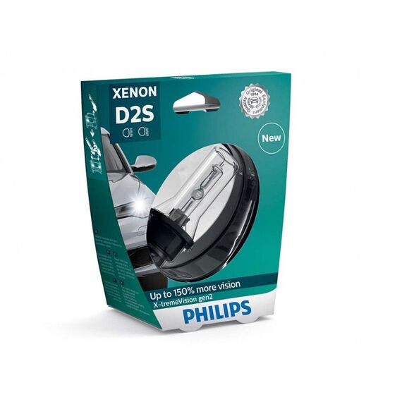 Ксеноновая лампа Philips D2S X-tremeVision gen2 85122 XV2 S1 +150%