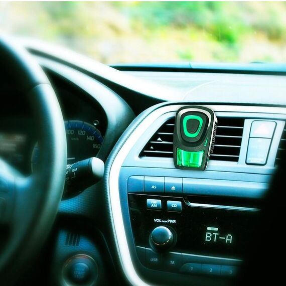 Aroma Car Ventis Green Lemon ароматизатор в дефлектор обдува зеленый лимон , изображение 3