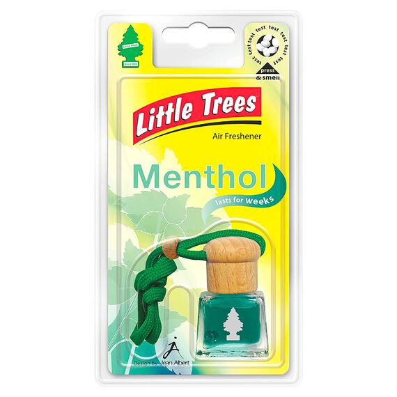 Little Trees Bottle Menthol Air Freshener подвесной ароматизатор в бутылке с запахом ментола 