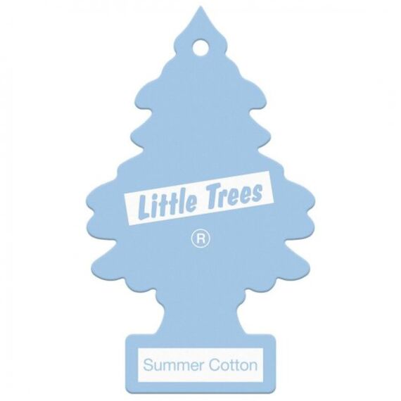 Little Trees Summer Cotton Air Freshener ароматизатор ёлочка с запахом летняя свежесть , изображение 2