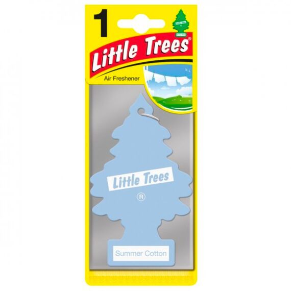 Little Trees Summer Cotton Air Freshener ароматизатор ёлочка с запахом летняя свежесть 