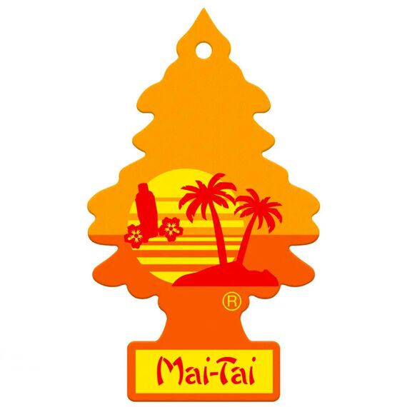 Little Trees Mai-Tai Air Freshener ароматизатор ёлочка с запахом Май-Тай , изображение 2