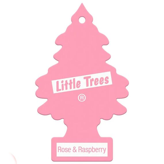 Little Trees Rose & Raspberry Air Freshener ароматизатор ёлочка с запахом роза и малина , изображение 2