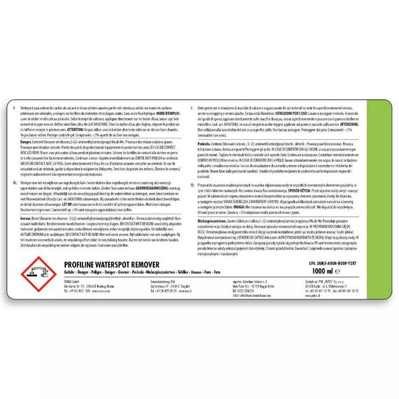 SONAX PROFILINE Water Spot Remover очиститель водного камня 1 л , изображение 4