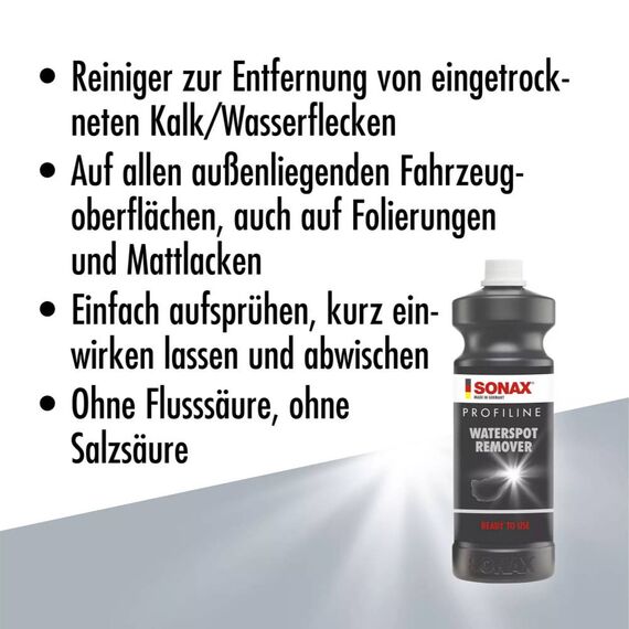SONAX PROFILINE Water Spot Remover очиститель водного камня 1 л , изображение 8