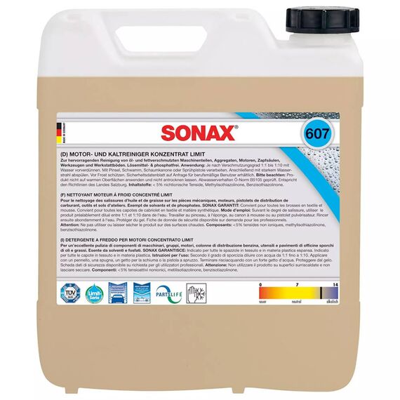 SONAX Engine Cleaner 607 очиститель двигателя 10 л, Объем: 10 л , изображение 2