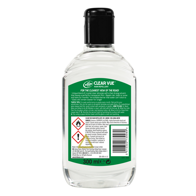 Turtle Wax Clearvue антидощ 300 мл, зображення 2