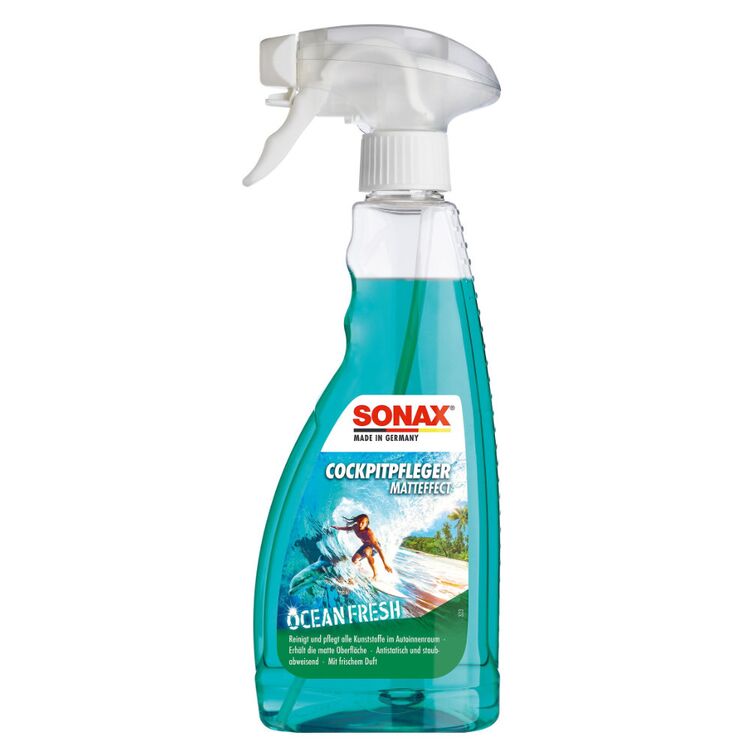 SONAX Cockpitpfleger Ocean-Fresh матовый полироль для пластика (океанская свежесть) 500 мл 