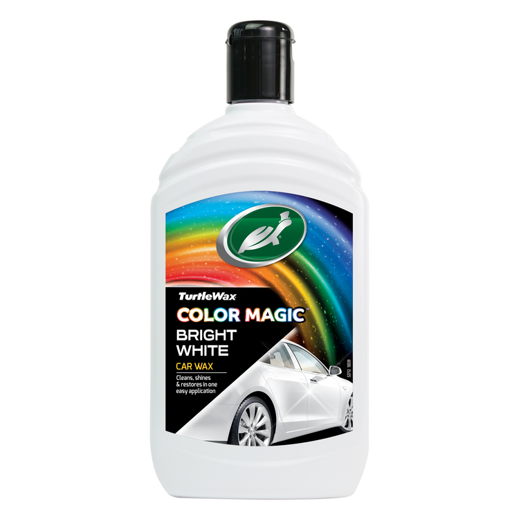 Turtle Wax Color Magic Bright White Wax белый полироль с тефлоном PTFE 500 мл, Цвет: Белый, Количество: 500 мл 