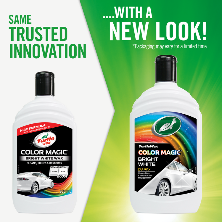 Turtle Wax Color Magic Bright White Wax белый полироль с тефлоном PTFE 500 мл, Цвет: Белый, Количество: 500 мл , изображение 2