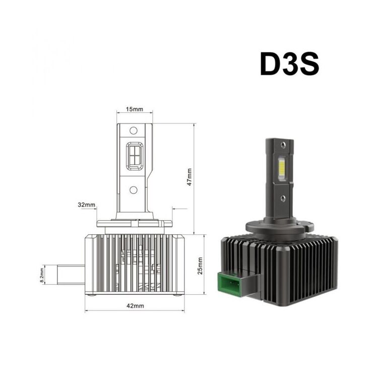 Pluton HeartRay D3S 65W 6000K комплект 2 шт , изображение 2