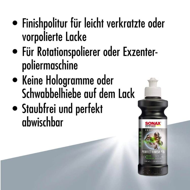 SONAX PROFILINE Perfect Finish 04-06 паста для финишной полировки автомобиля 1 л, Количество: 1 л , изображение 9