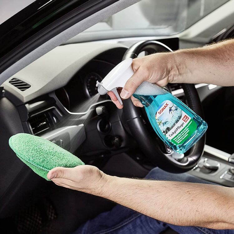 SONAX Cockpitpfleger Ocean-Fresh матовый полироль для пластика (океанская свежесть) 500 мл , изображение 3