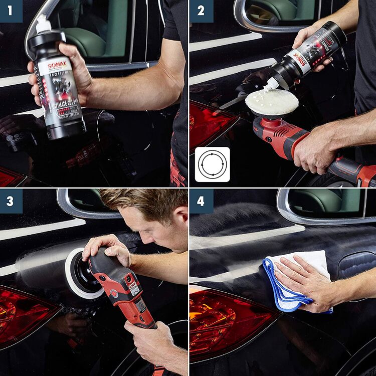 SONAX PROFILINE Ultimate Cut 6+/3 абразивная полировальная паста для кузова 250 мл , изображение 3