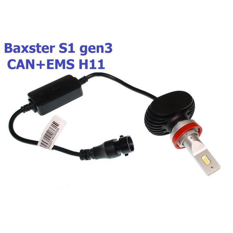 Baxster S1 gen3 H11 CAN+EMS 25W 6000K комплект 2 шт , изображение 5