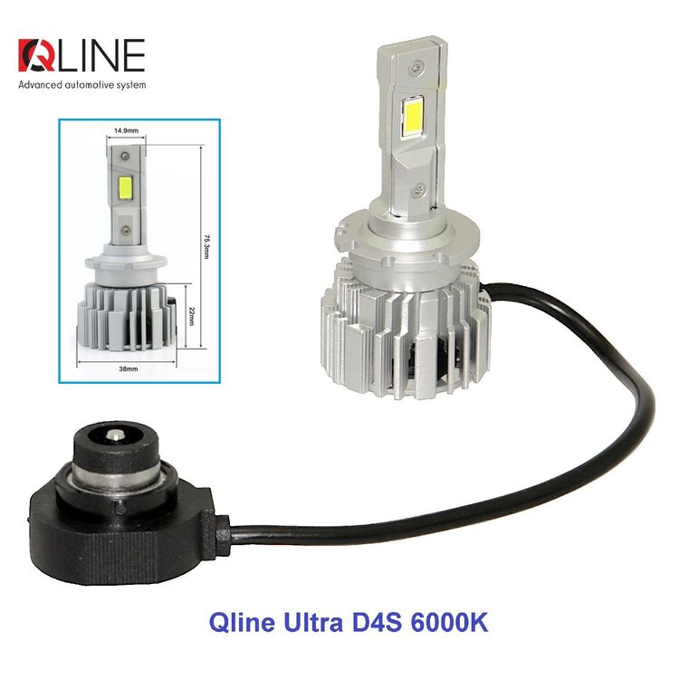 Qline Ultra D4S 65W 6000K комплект 2 шт