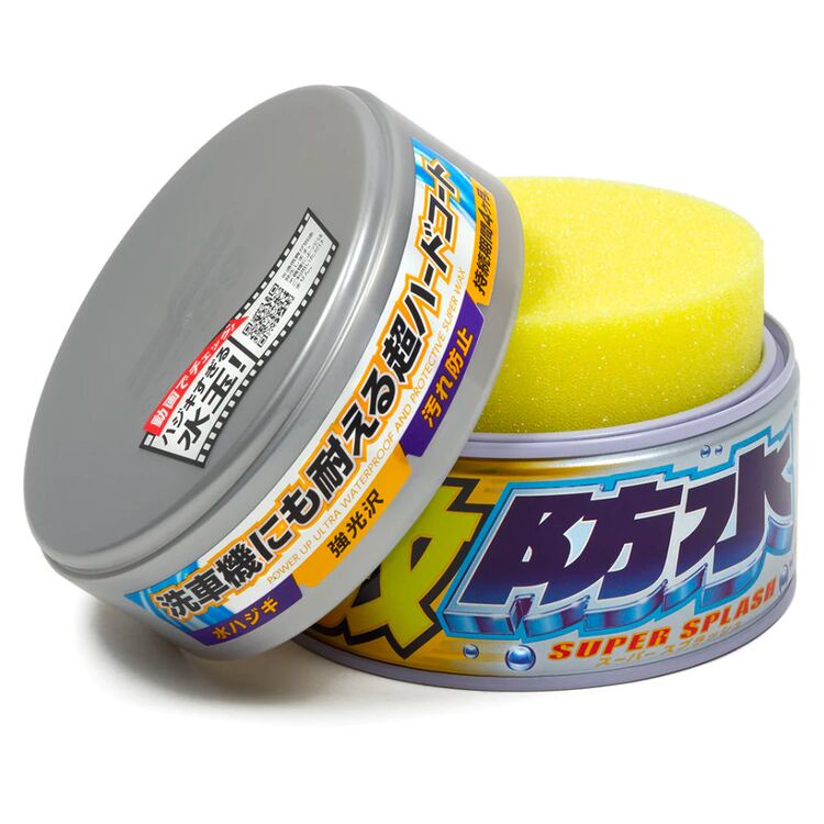 SOFT99 Water Block Wax Pearl and Metallic водоотталкивающий воск для светлых автомобилей  300 мл , изображение 3