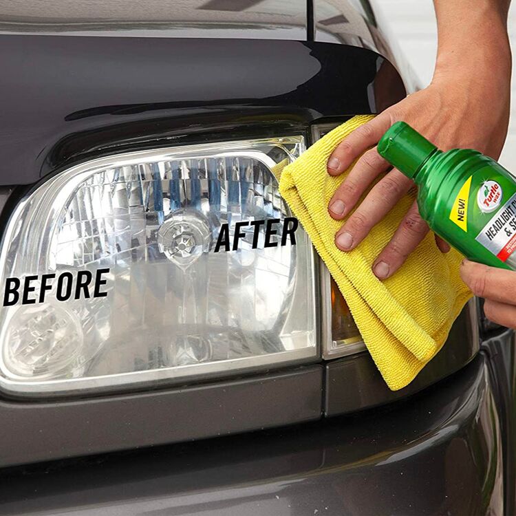 Turtle Wax Headlight Cleaner and Sealant полироль для фар с защитным силантом 300 мл , изображение 5