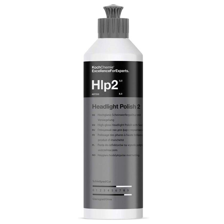 Koch Chemie Headlight Polish Set набор для реставрации фар 2 х 250 мл , изображение 7