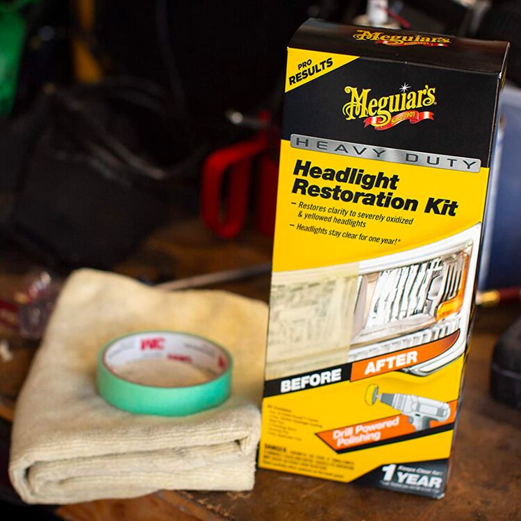 Meguiars Heavy Duty Headlight Restoration Kit Набір для абразивного відновлення та захисту фар, зображення 6