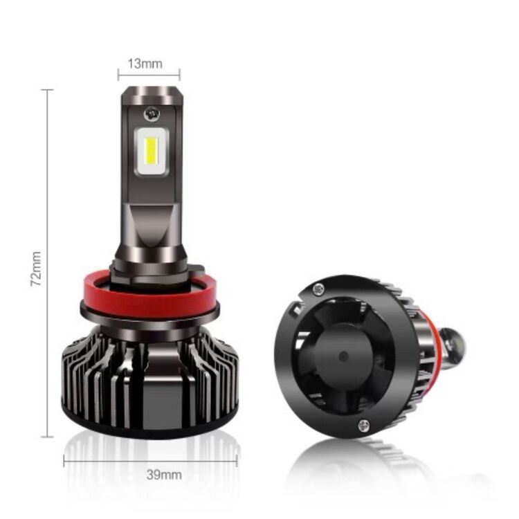 Pluton V8 +150% LED H11 50W 5500K комплект 2 шт, зображення 4