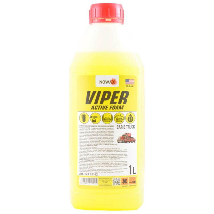 NOWAX VIPER Active Foam активная пена 1 л, Запах: Без запаха, Количество: 1 л 